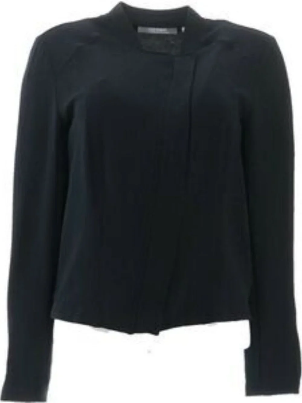 Lisa Rinna Zip Front Textured Bomber Jacket